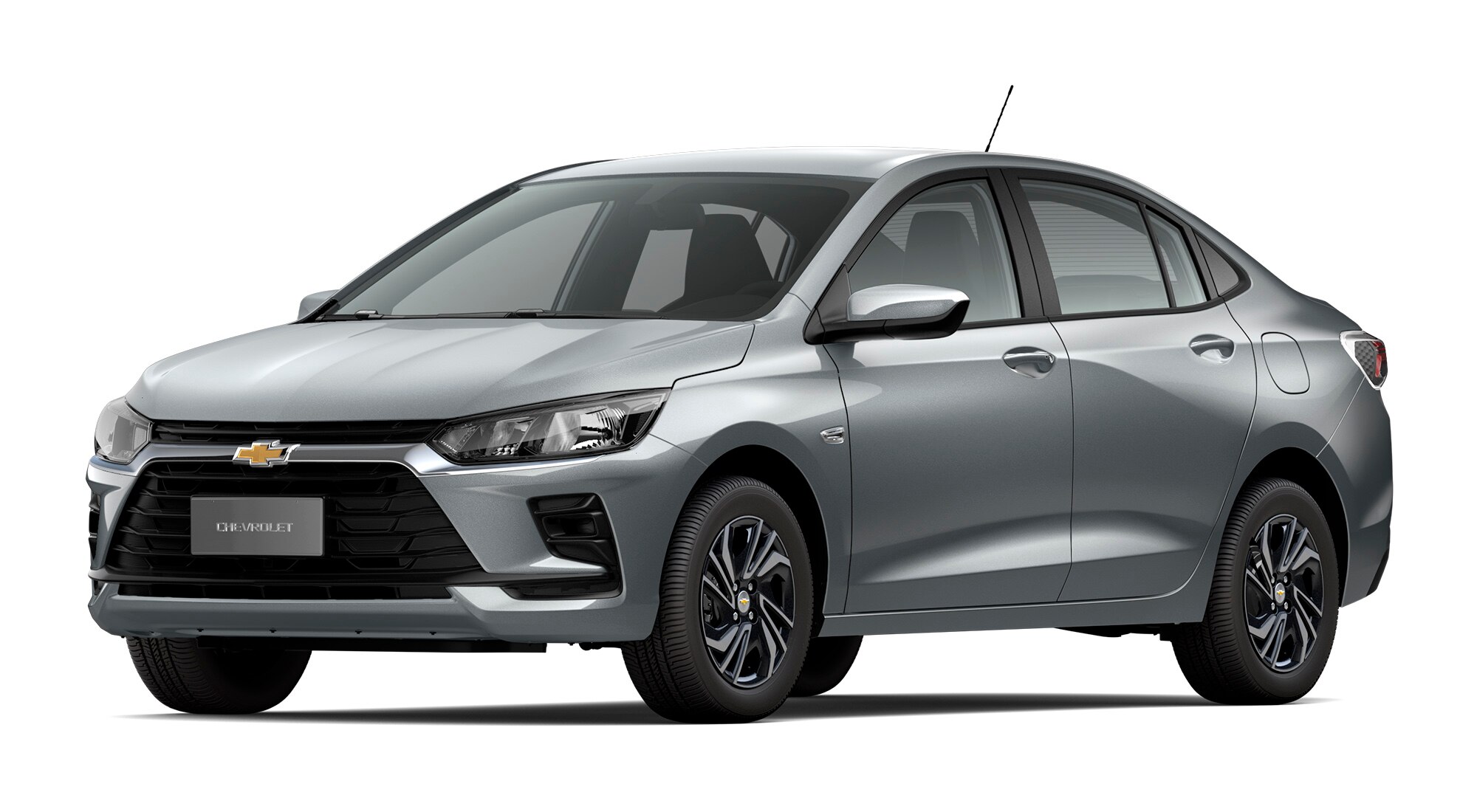 Conheça o Onix Plus 2027 no modelo Turbo MT na cor Prata Shark