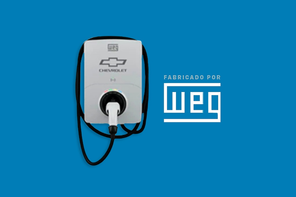 Facilidade potente e veloz com o carregador de parede do Spark EUV Chevrolet