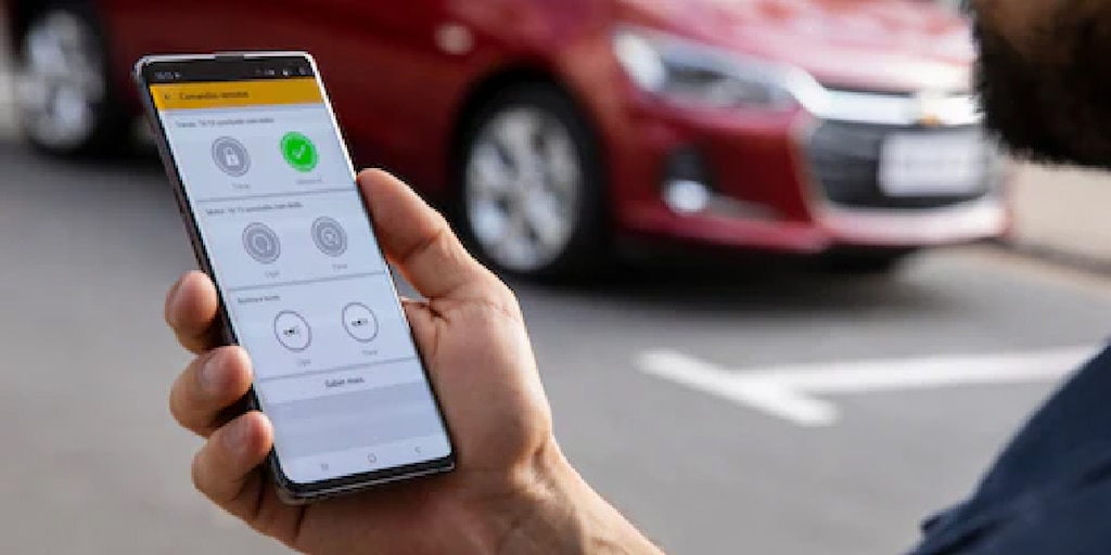 Mais conectividade com seu Chevrolet usando aplicativo MyChevrolet do OnStar na Absoluta Praia Grande