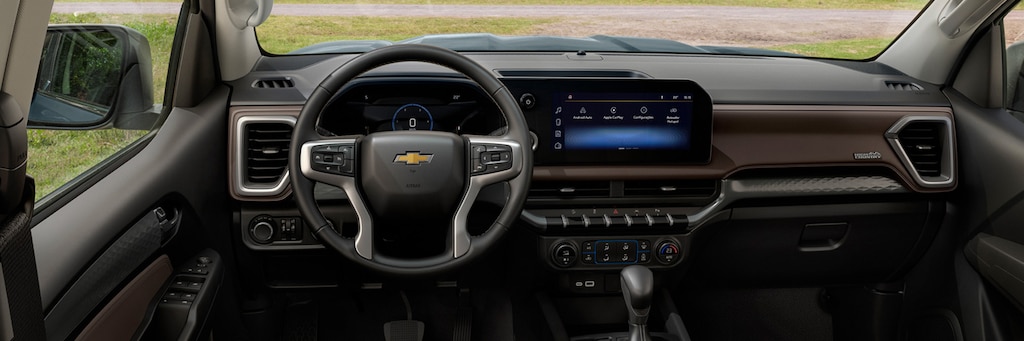 O interior da nova Chevrolet S10 2026  é repleta de conforto e tecnologia