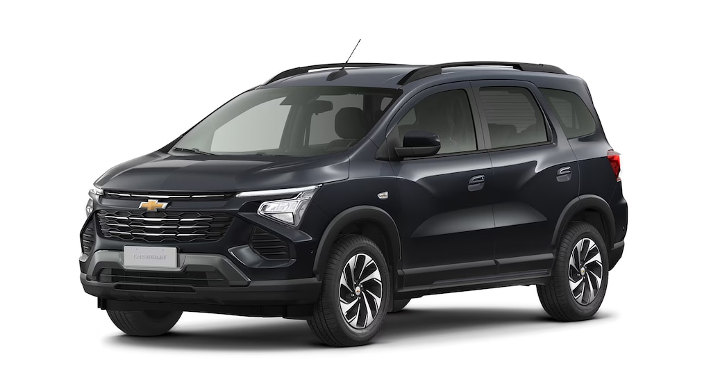 Chevrolet Spin Premier na cor Cinza Rush
